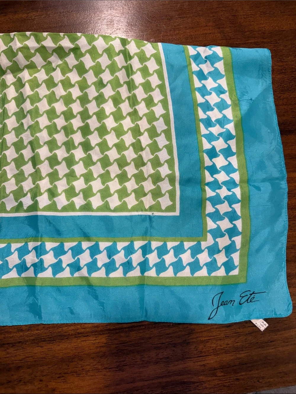100% Silk Jean Ete Scarf